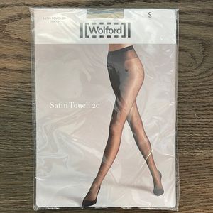 Wolford satin touch 20 stockings - marmor - S